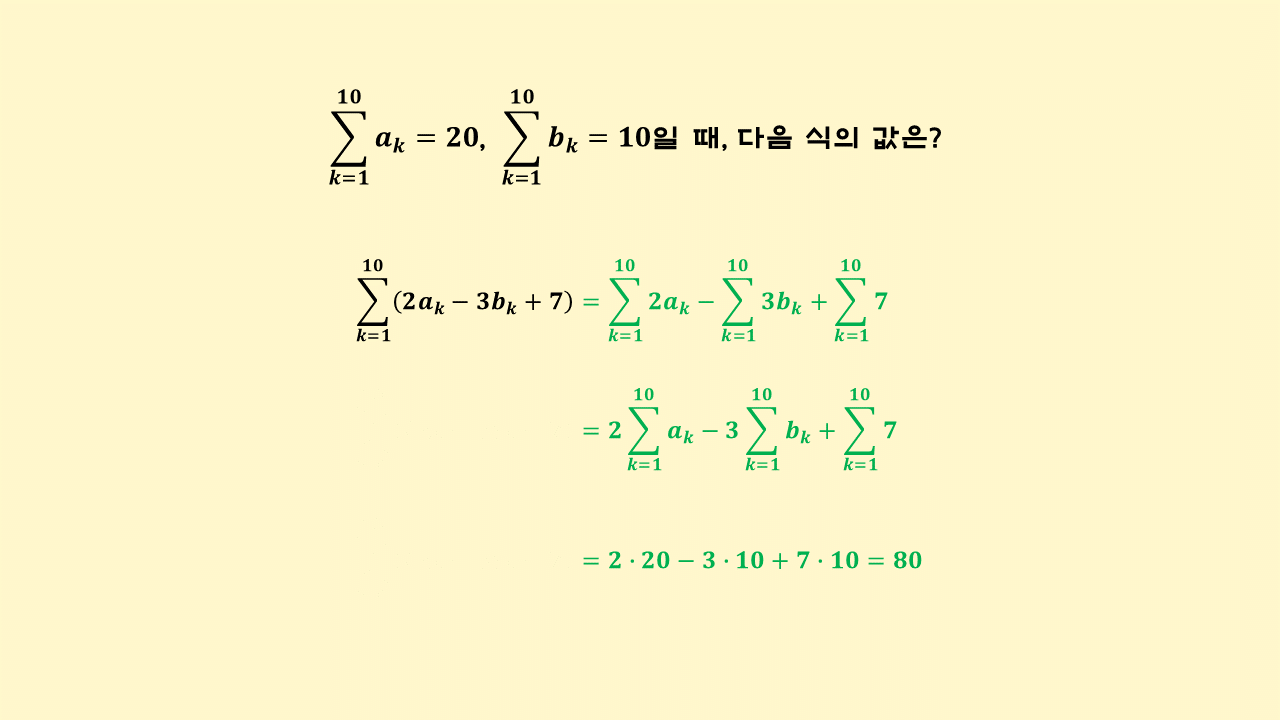 ∑의 기본 성질 | inoder